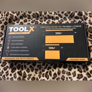 TOOLX Contour Gauge Tool (10+5 Inch with Lock), Shape Duplicator Profile Tool
